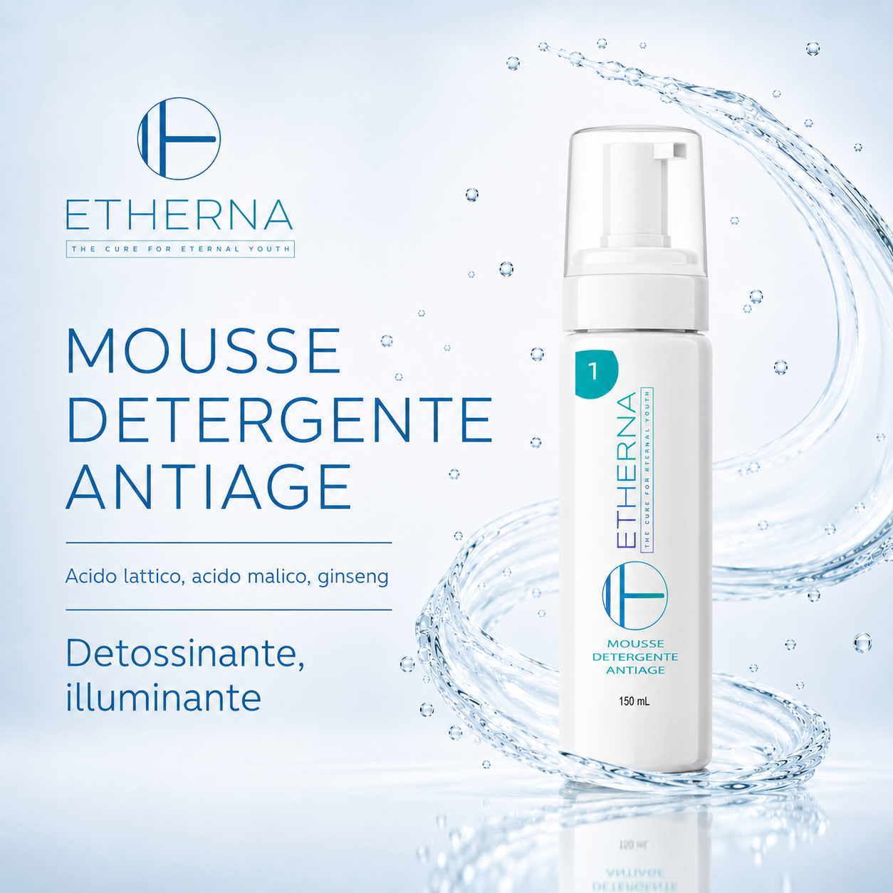 Mousse detergente
